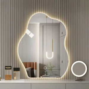 Bath LED Mirrors Irregular Outline Frameless